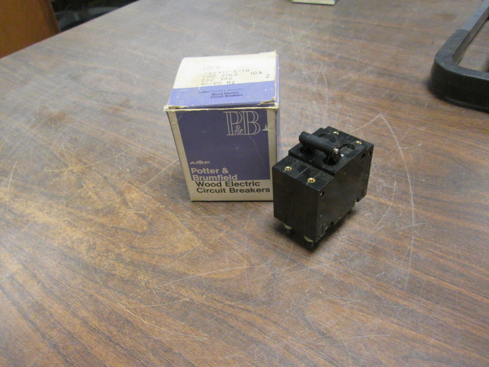Potter & Brumfield Circuit Breaker W92X11-2-10 10A 2P 250V New Surplus
