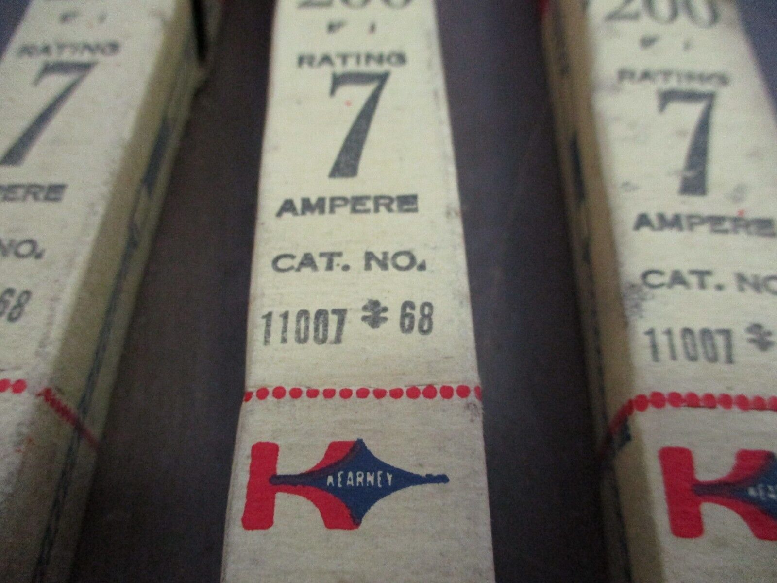 Kearney Type 200 Fuse Link 11007-68 7A *Lot of 3* New Surplus