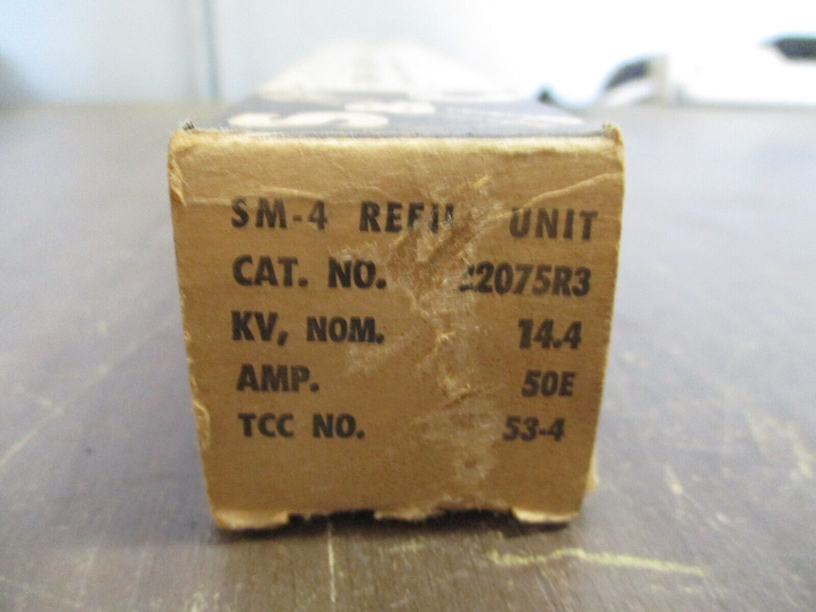 S&C SM-4 Fuse Refill Unit 122075R3 50E 14.4kV New Surplus