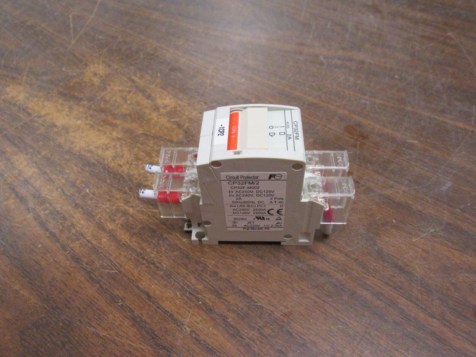 Fuji Electric Circuit Protector CP32FM/2 2A 2P 240V Used