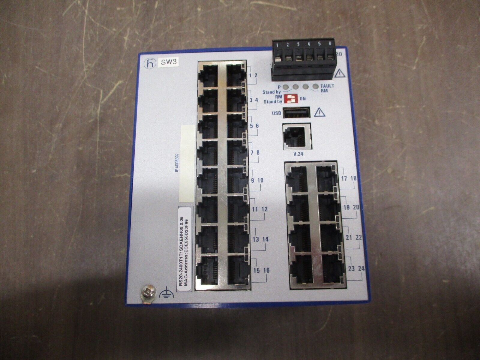 Hirschmann Managed Industrial Ethernet Switch RS20-2400T1T1SDAE SW Rel. 08.0.05