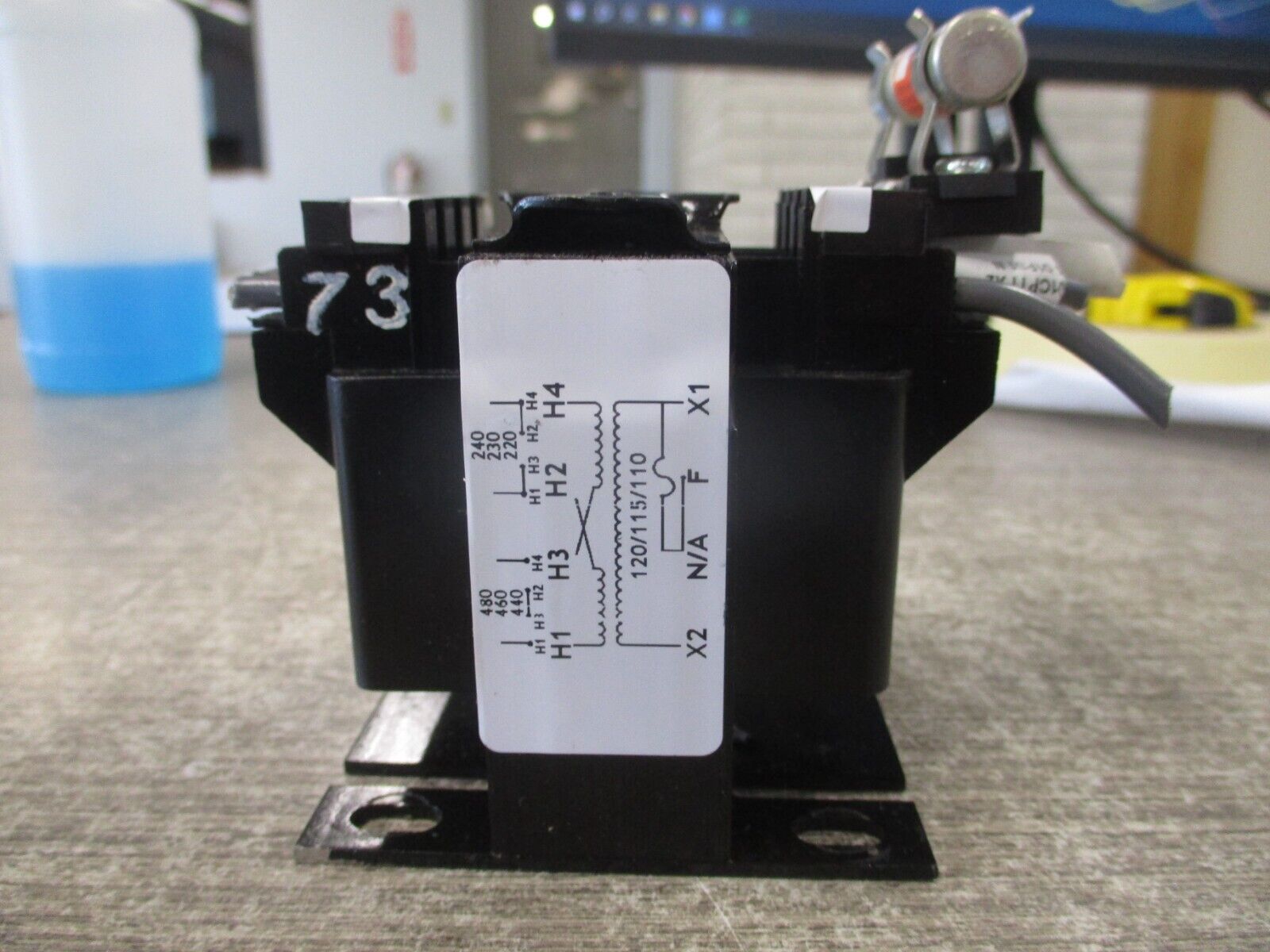 Siemens Control Transformer MT0050A Ser. B 50VA Pri: 240/480V Sec: 120V 50/60Hz