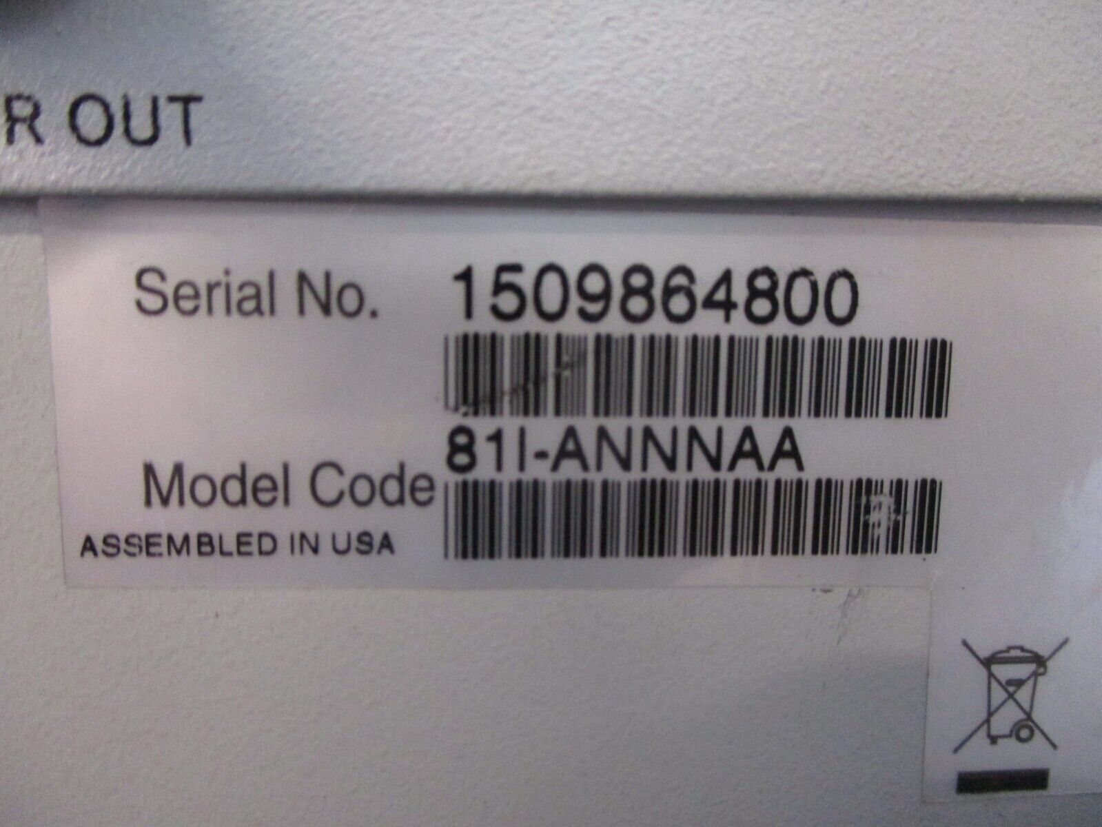 Thermo Scientific Model 81i Hg Calibrator 81I-ANNNAA Used
