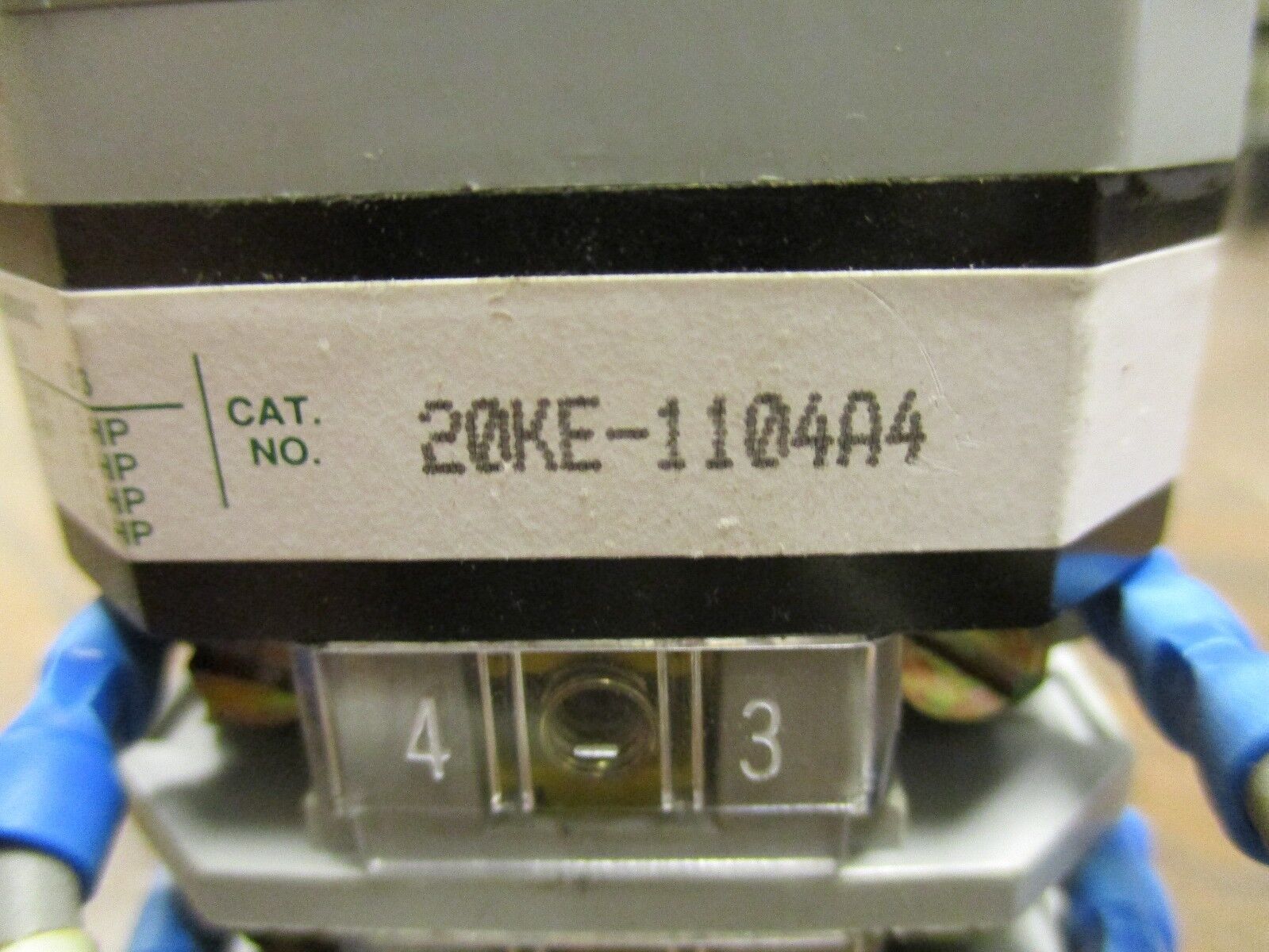 Electroswitch Series 20 Rotary Switch 20KE-1104A4 20A 600V Used