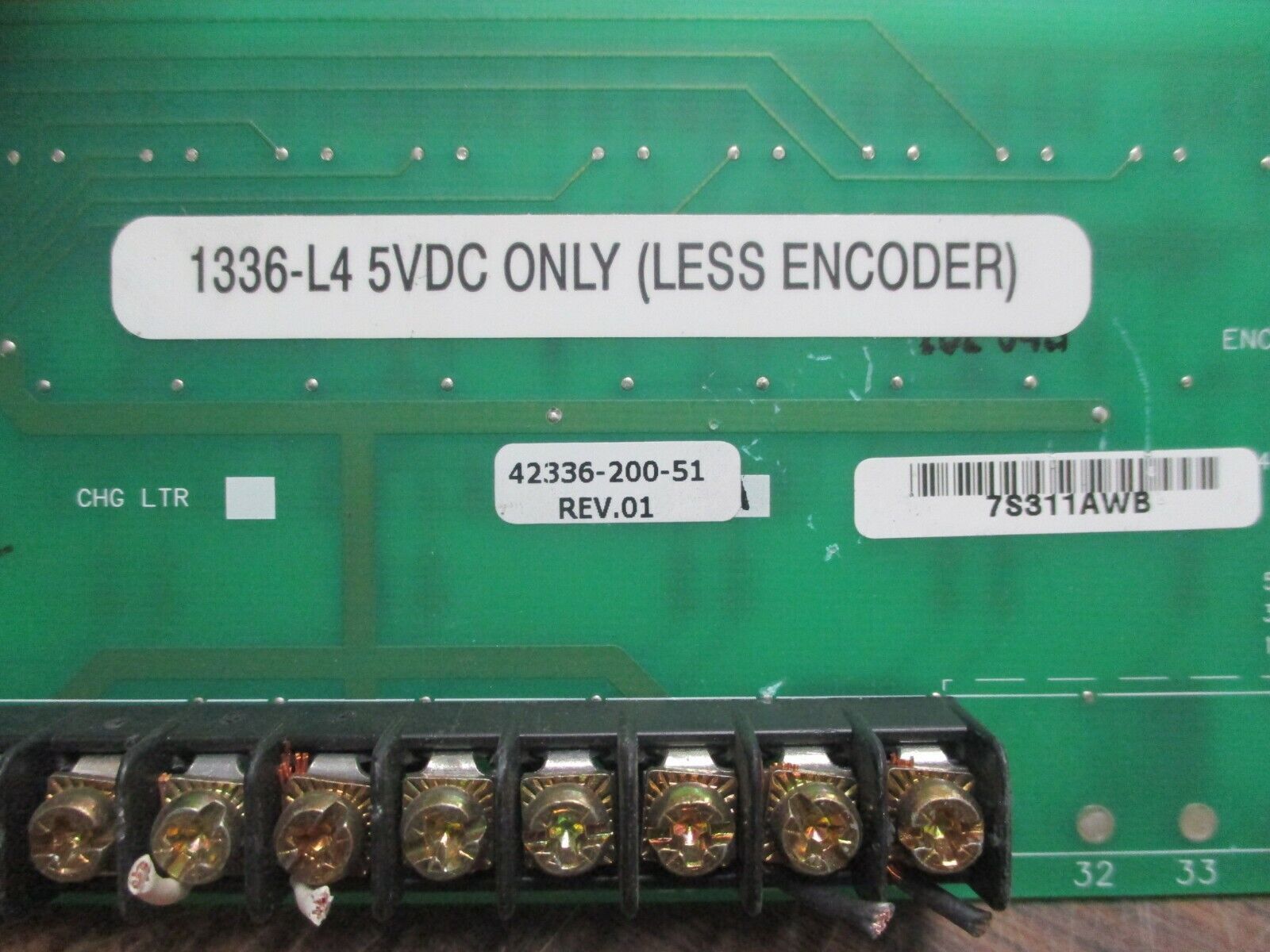 Allen-Bradley 1336-L4 Board 42336-200-51 Rev. 01 5VDC Used