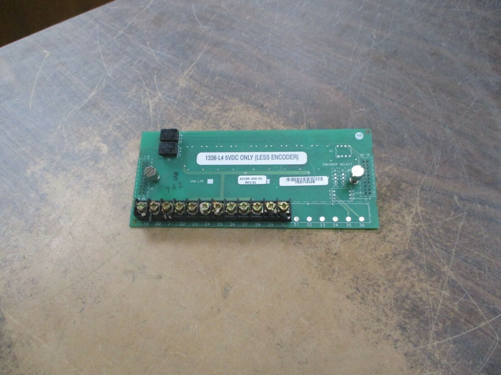 Allen-Bradley 1336-L4 Board 42336-200-51 Rev. 01 5VDC Used