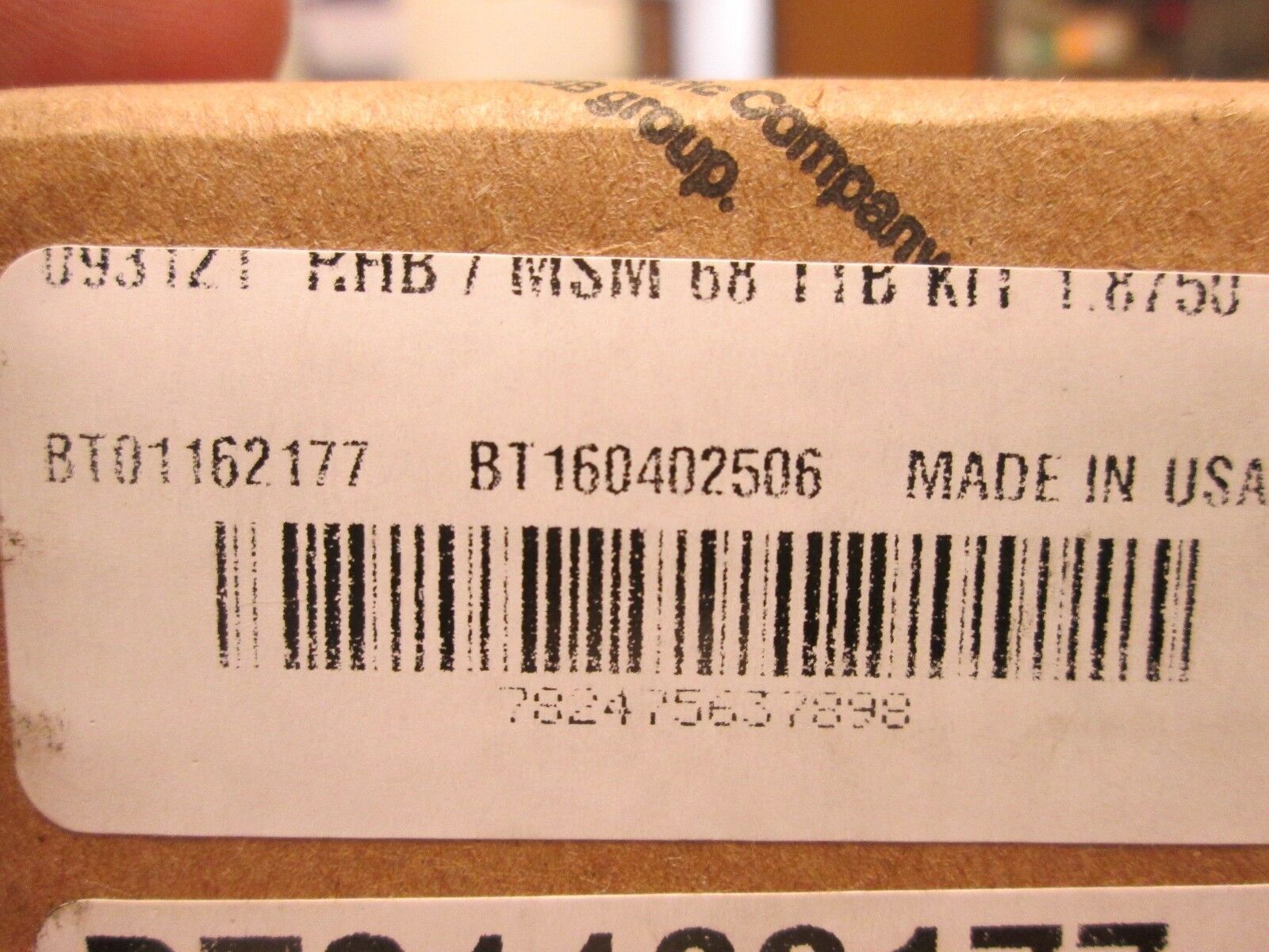 Dodge TTB Kit 093121 RHB/MSM 68 1.8750 New Surplus