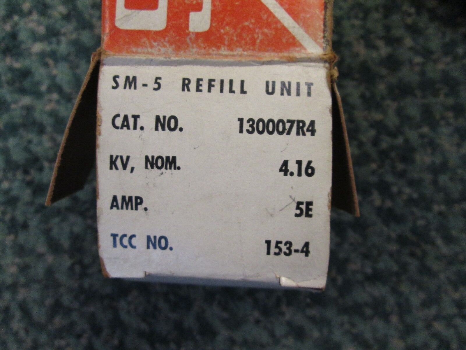 S&C SM-5 Refill Unit 130007R4 4.16KV 5E