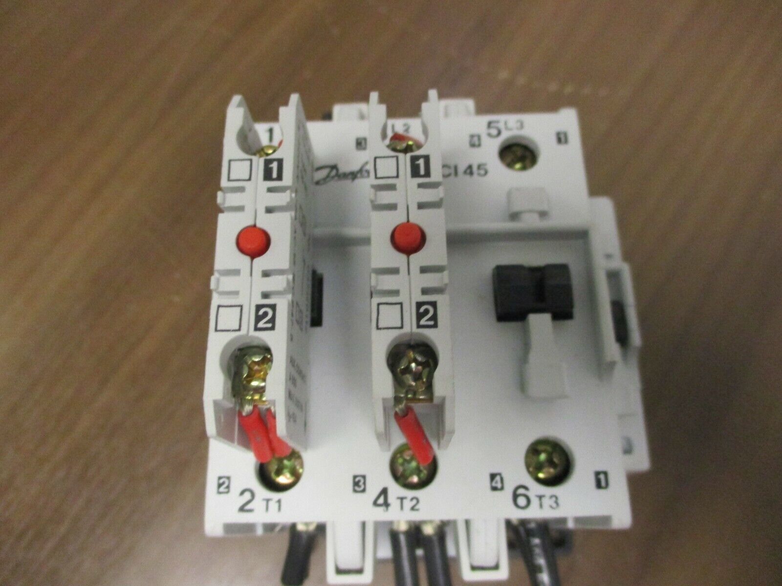 Danfoss Contactor C1 45 110V Coil 80A 600V w/ (2) Aux Contacts Used