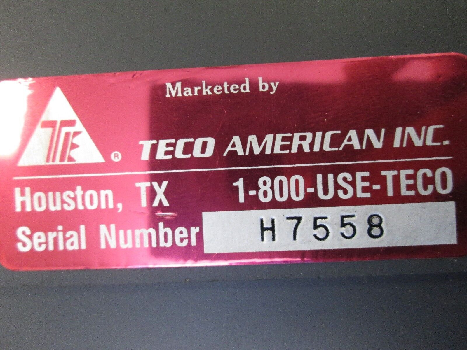 Hitachi Inverter AC Drive VWS3.5HF3UH 3HP Used