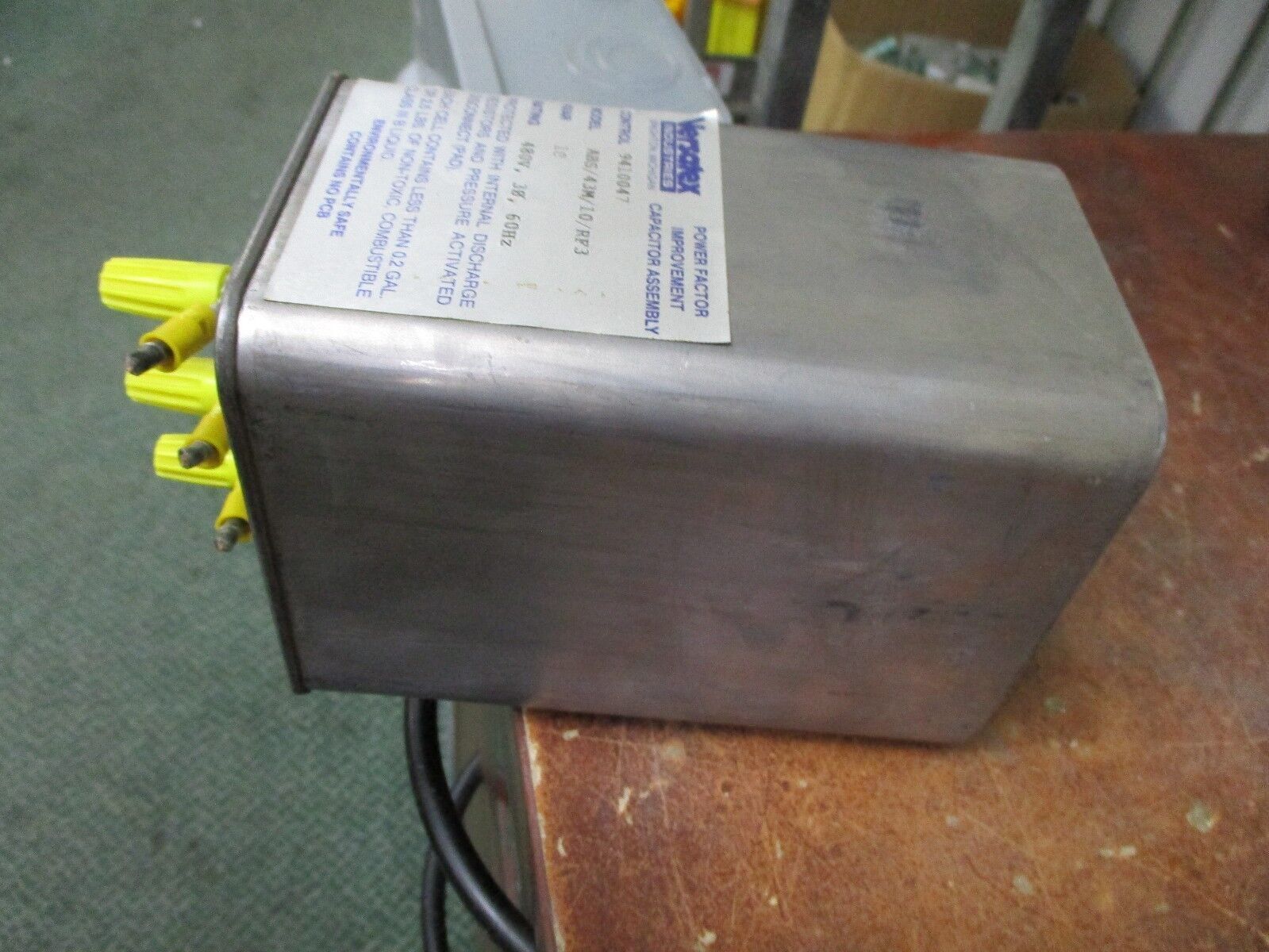 Versatex Power Factor Improvement Capacitor Assembly ABS/43M/10/RF3 10 KVAR Used