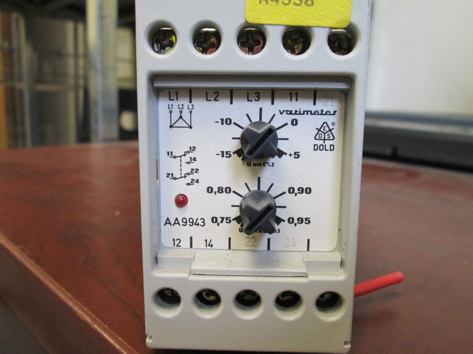 E. Dold U. Relay AA 9943.11/001 380V 50/60Hz Used