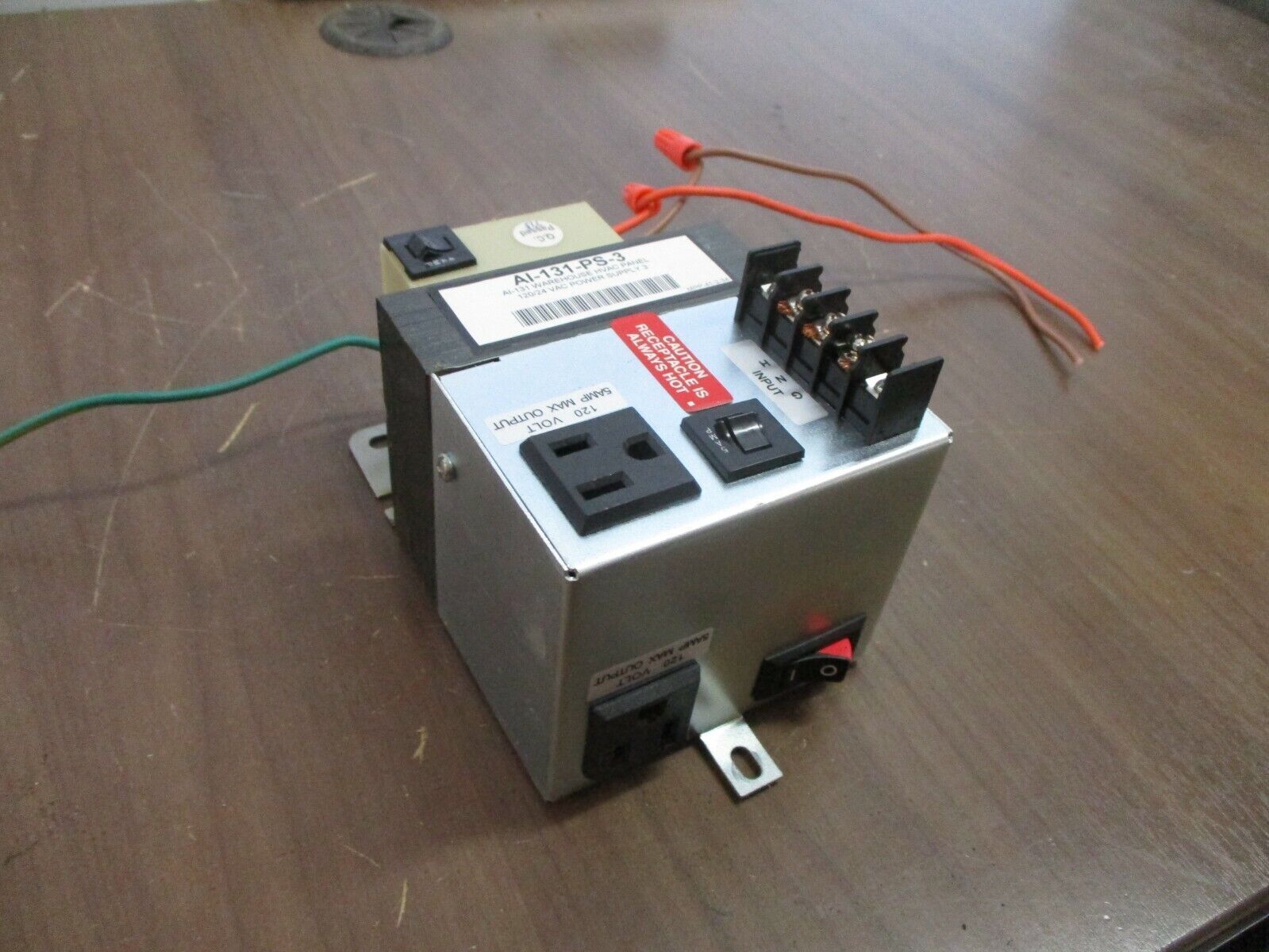 Misc. Brand Power Supply MPP-41-2-34 120/24VAC *Missing Terminal Cover* Used
