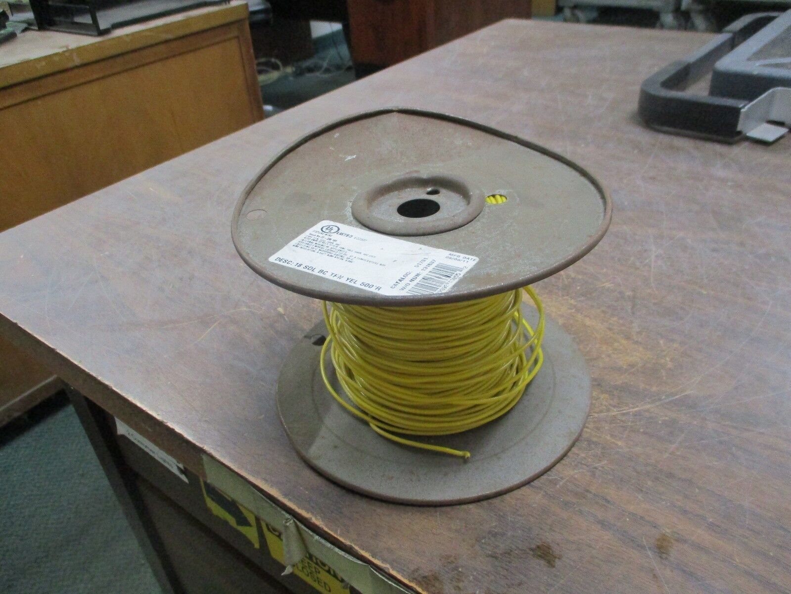 Misc. Brand 18 AWG Wire 51791 Yellow Approx Length: 288 ft New Surplus
