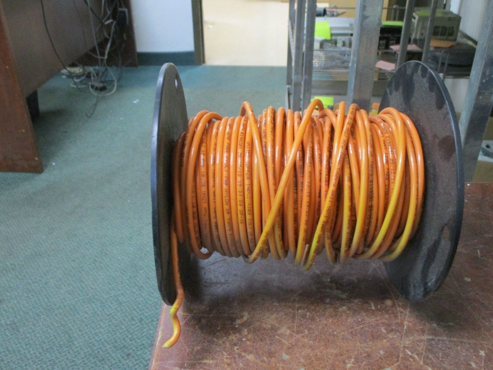 United Copper 10 AWG Wire GR11 VW-1 600V Orange Length: Approx 137Ft