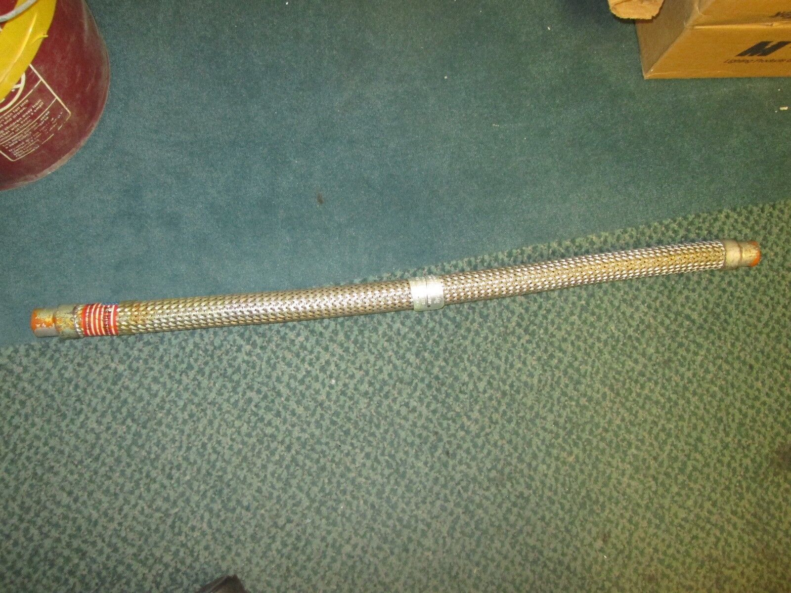 Hyspan Metal Hose Pump Connector 4505 SP Size: 1/2" 26.5" long 500 PSIG max Used