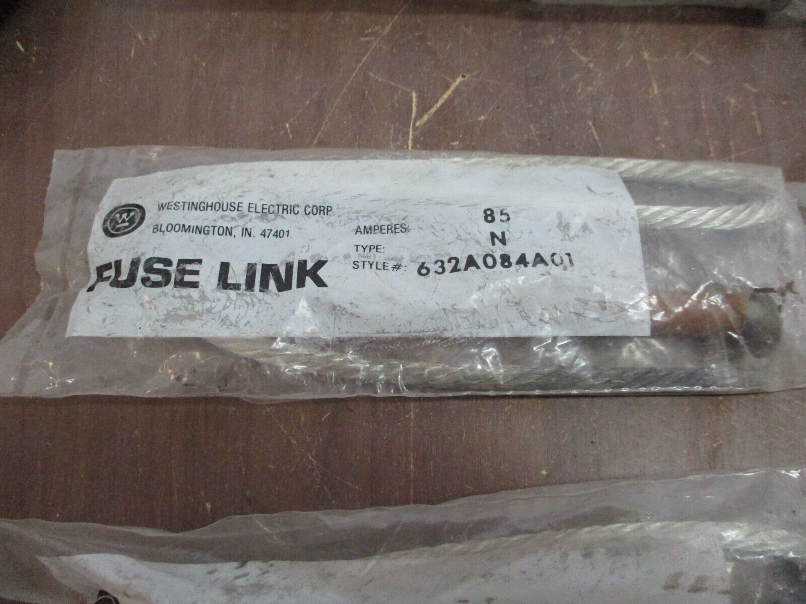 Westinghouse Type N Fuse Link 632A084A01 85A *Lot of 6* New Surplus