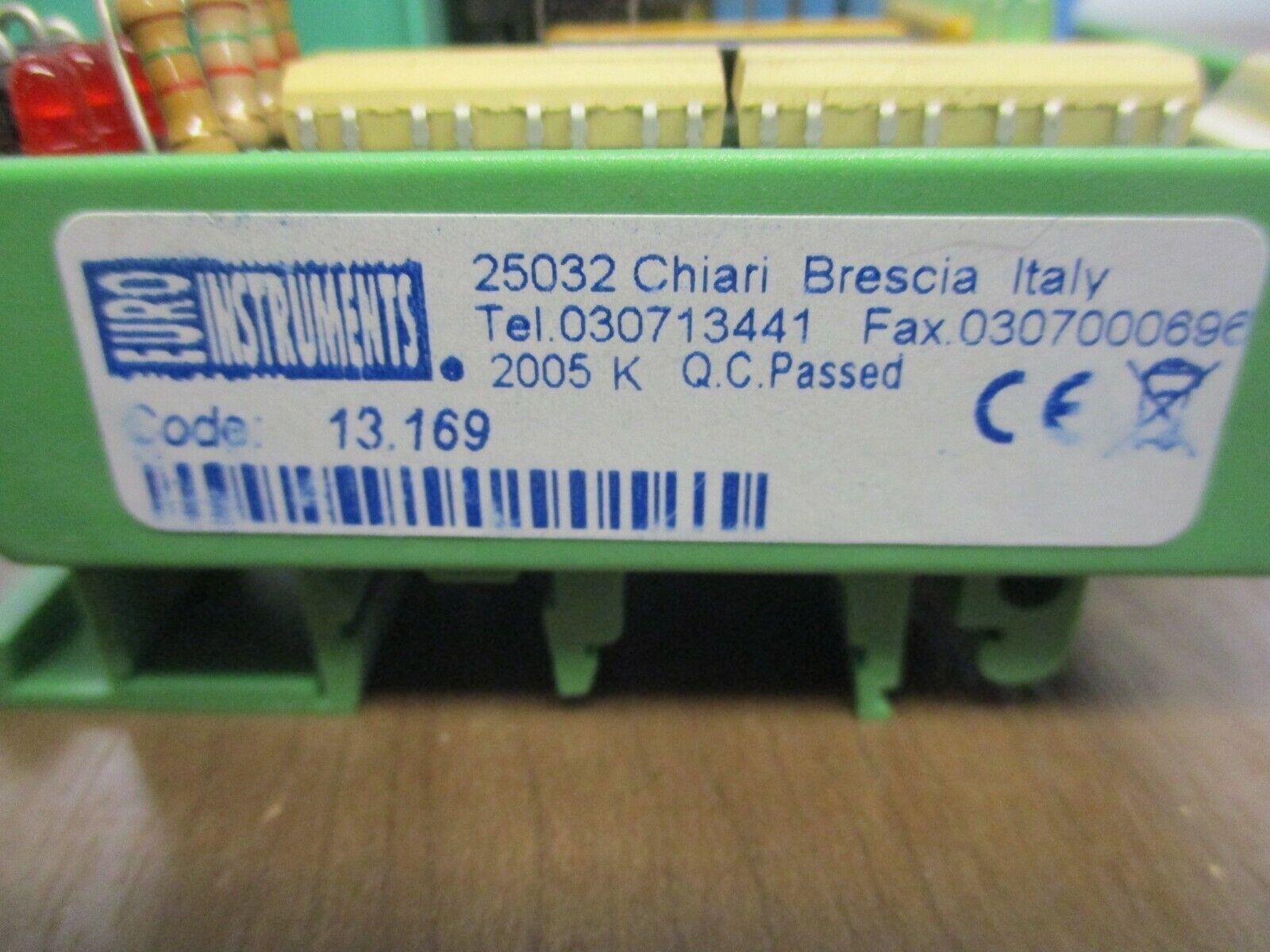 Euro Instruments 13.169 PCB EI002212295 Used