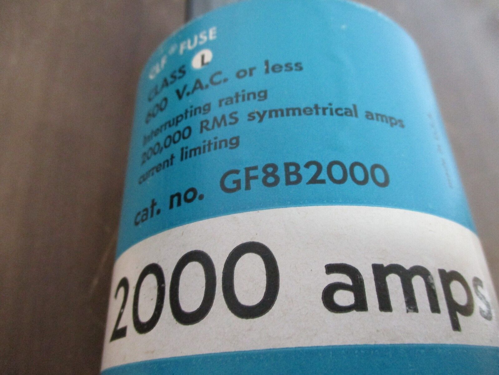 GE CLF Fuse GF8B2000 2000A 600V New Surplus