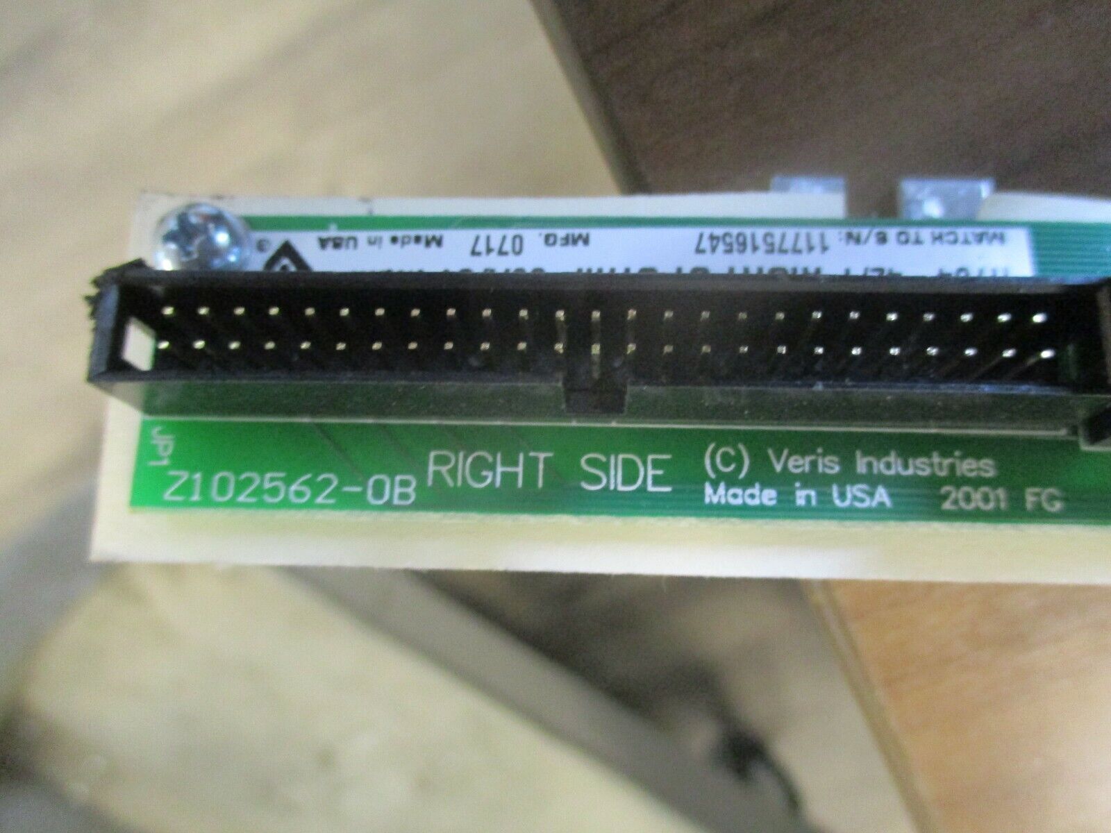 Veris Branch Circuit Current Monitoring Right CT Strip H704-42/1 50A/CT Used