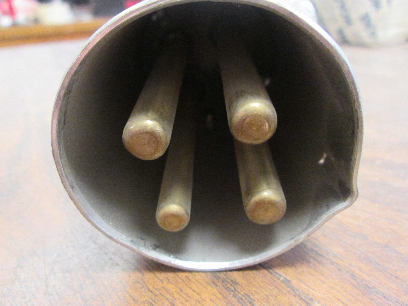 Russellstoll Plug 7338-72 100A 600V 3P 4W *Missing Bushing* Used