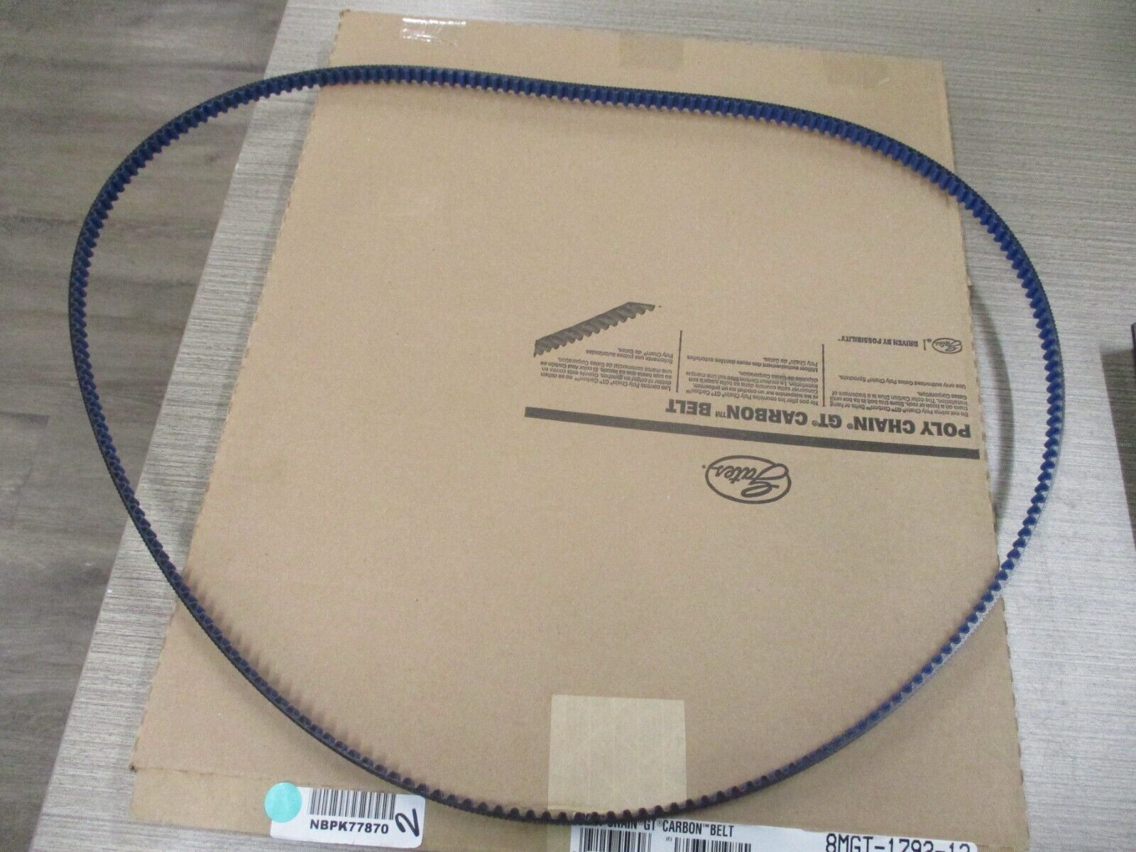Gates Poly Chain GT Carbon Belt 8MGT-1792-12 New Surplus