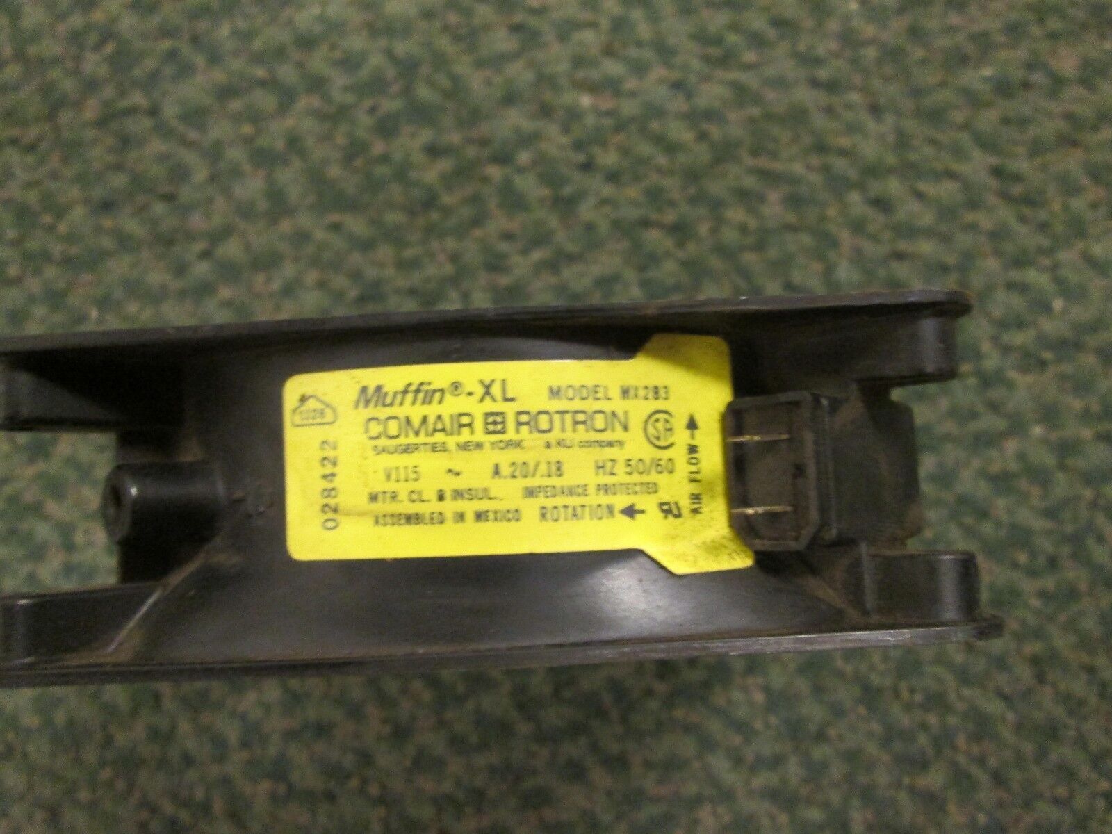 Comair Rotron Muffin-XL Fan MX2B3 115V 50/60Hz 0.20/0.18A used