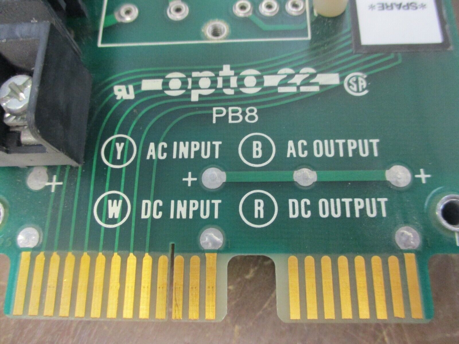Opto 22 I/O Relay Board PB8 w/ (1) IAC5 Modules Used