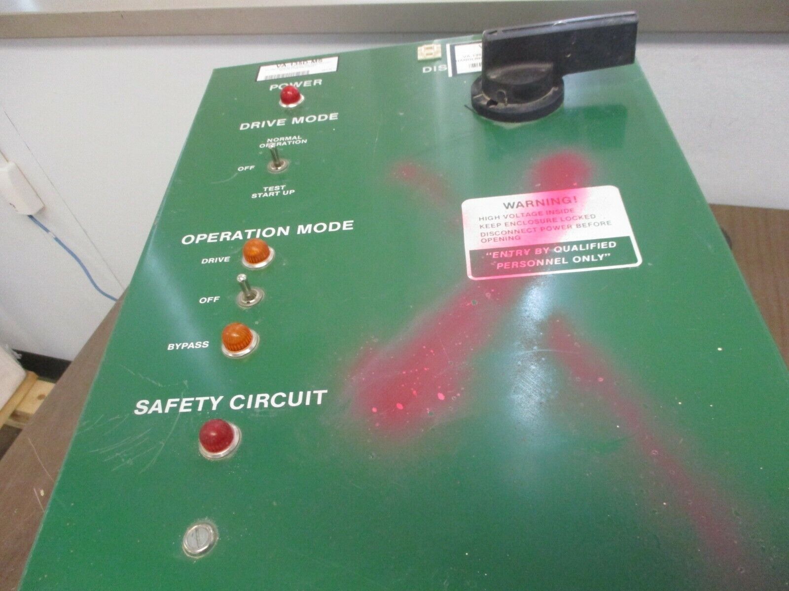 CPI Air Handling Control Cabinet VA-135D-MS 7.5HP 460V 3Ph 60Hz 10.7A Used