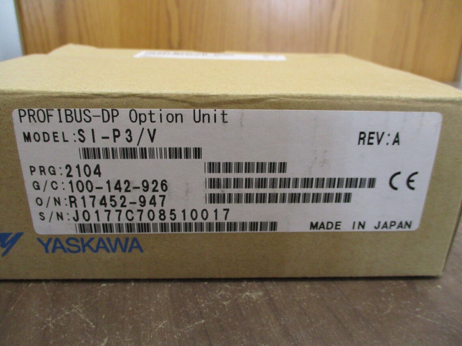 Yaskawa PROFIBUS-DP Option Unit SI-P3/V Rev. A New Surplus