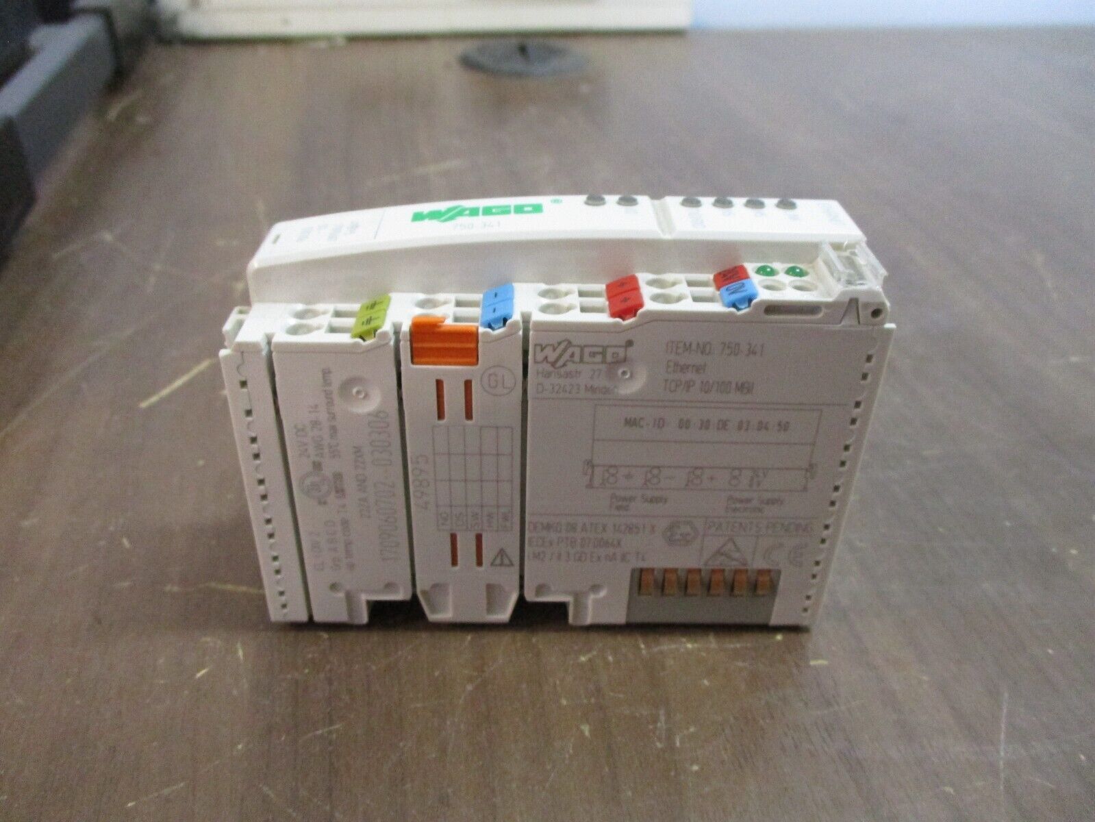Wage TCP/IP Fieldbus Coupler 750-341 10/100mBit Used