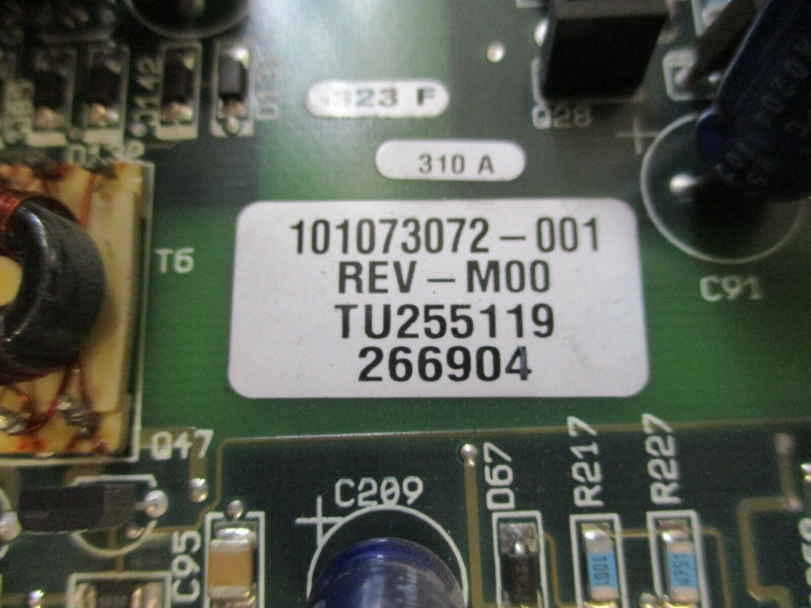 Eaton Inverter Control Board 101073072-001 Rev. M00 Used