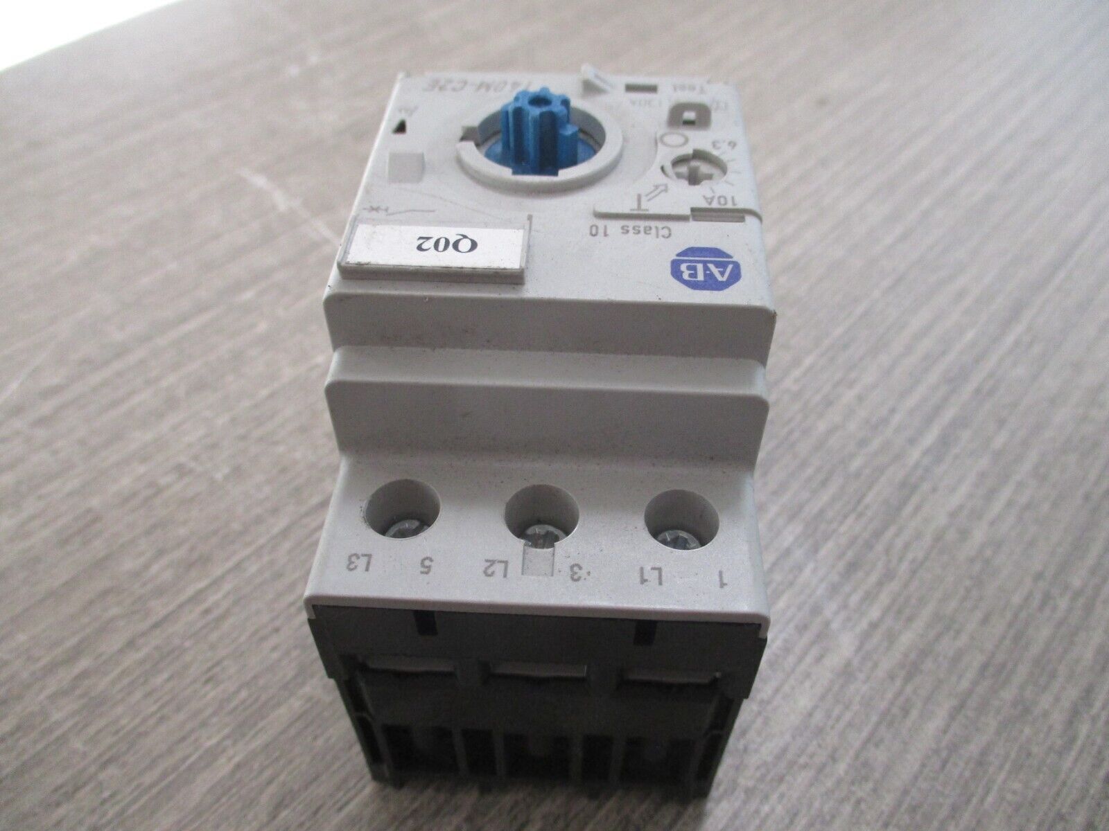 Allen-Bradley Manual Motor Protector 140M-C2E-C10 Trip: 6.3-10A *No Handle* Used