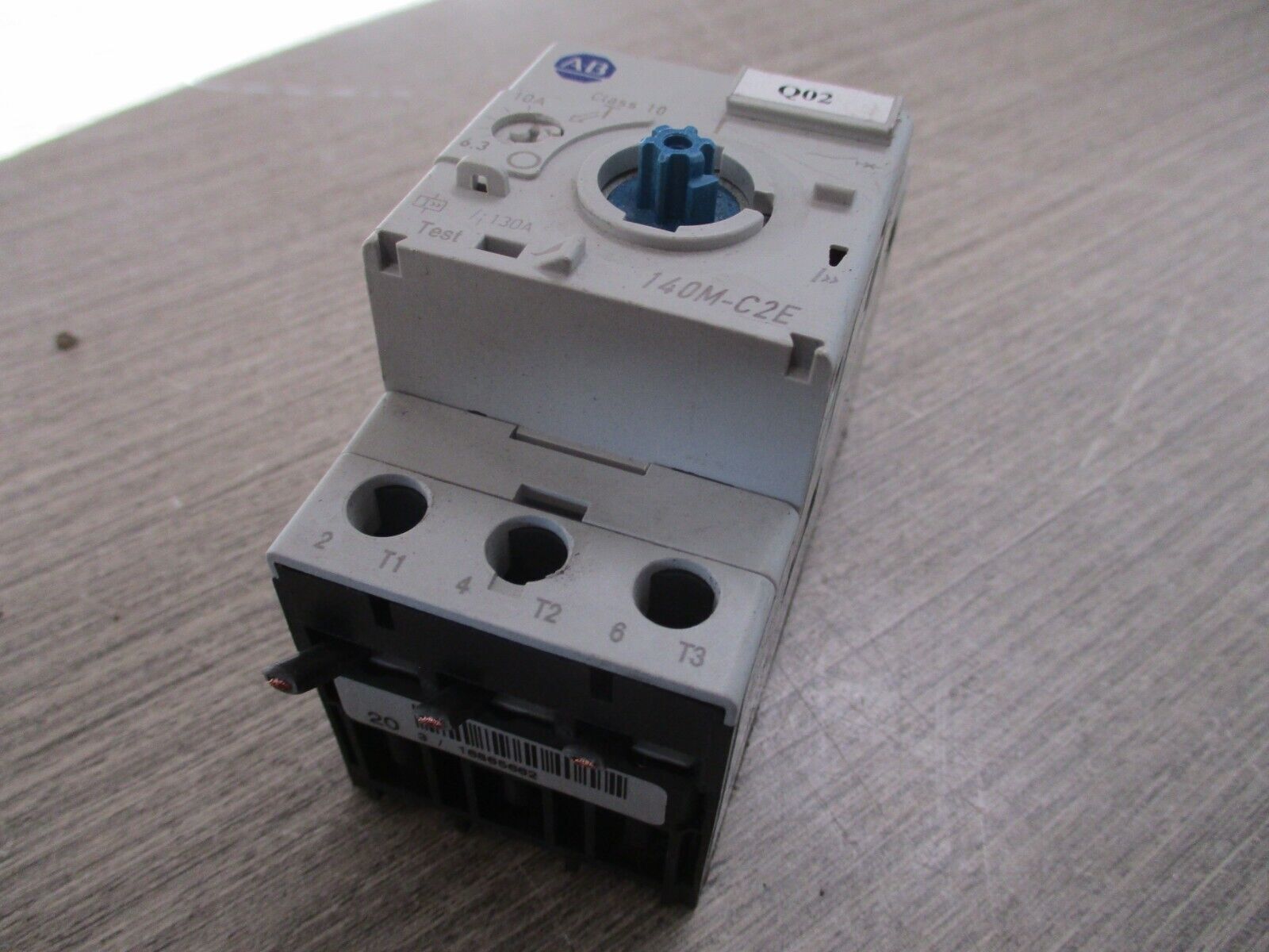 Allen-Bradley Manual Motor Protector 140M-C2E-C10 Trip: 6.3-10A *No Handle* Used