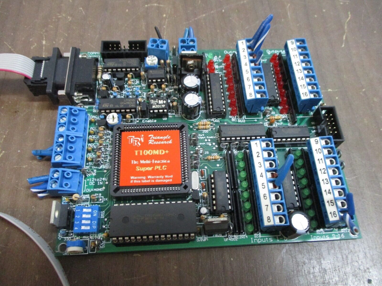 TRi Programmable Controller T100MD1616+ Rev. D-1(r13) Used