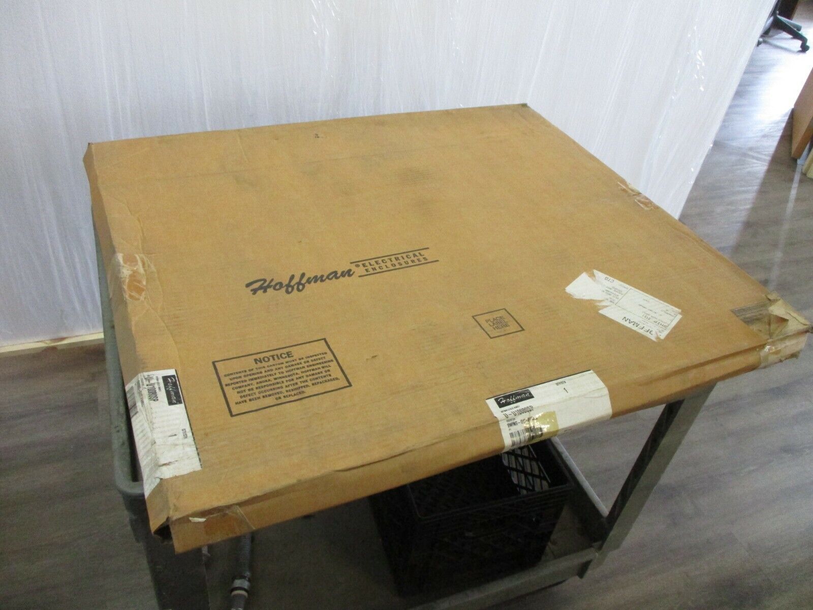 Hoffman Swing-Out Panel U-U10080SP Fits: 1000x800 White 1025x825 Steel