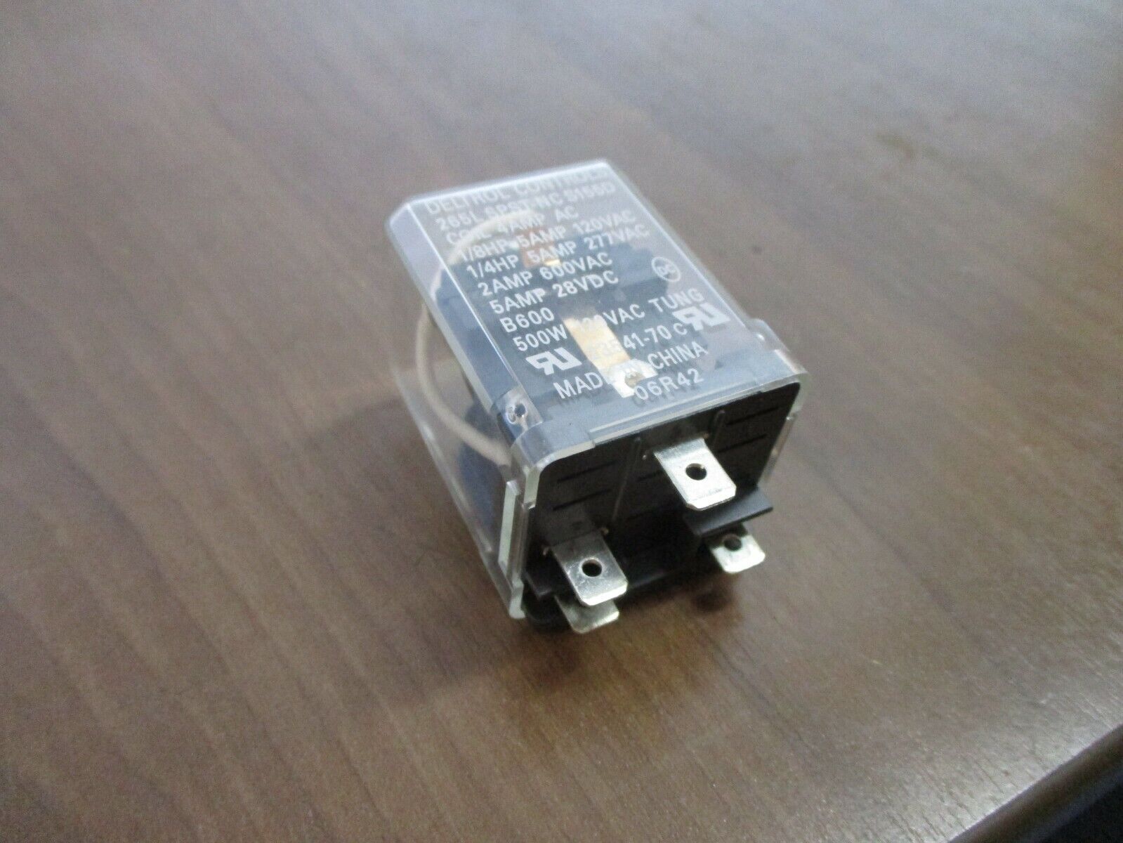 Deltrol Relay 265L SPST-NC S155D Used