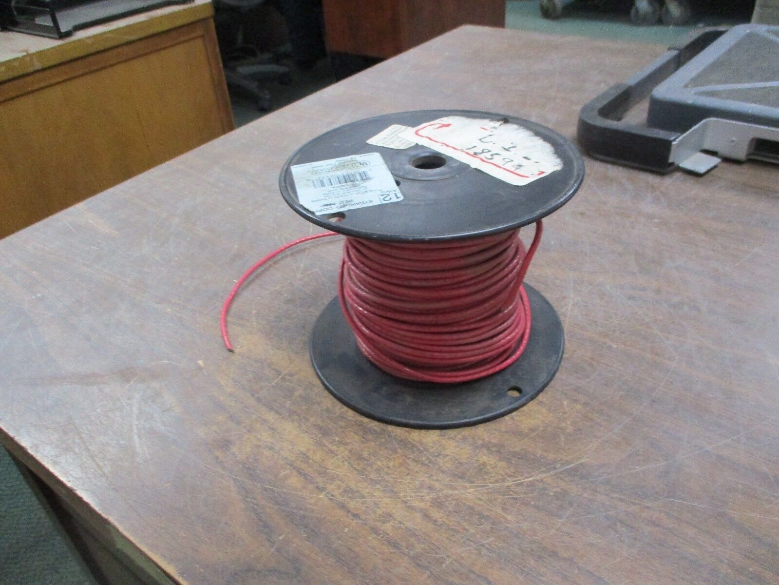 Misc. Brand 12 AWG Wire E-156879 Red Approx, Length: 117 ft New Surplus