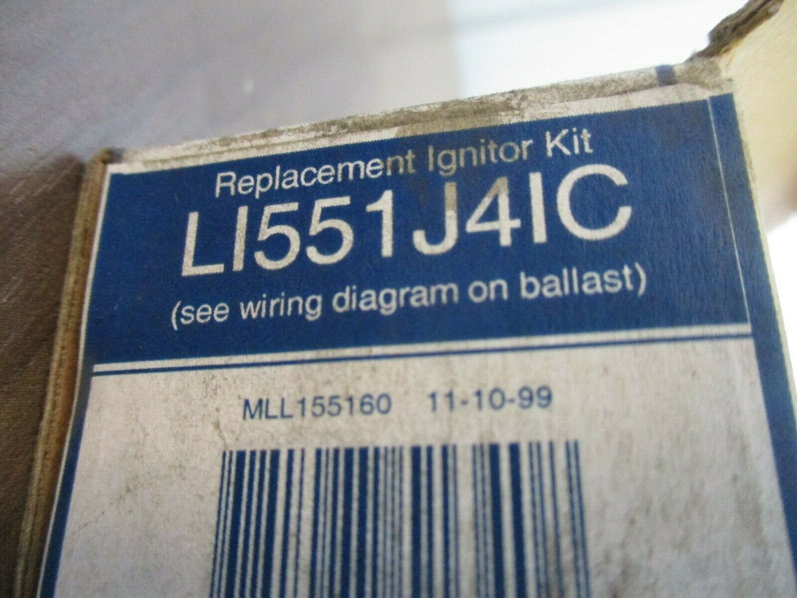 Advance Ignitor Kit LI551J4IC New Surplus