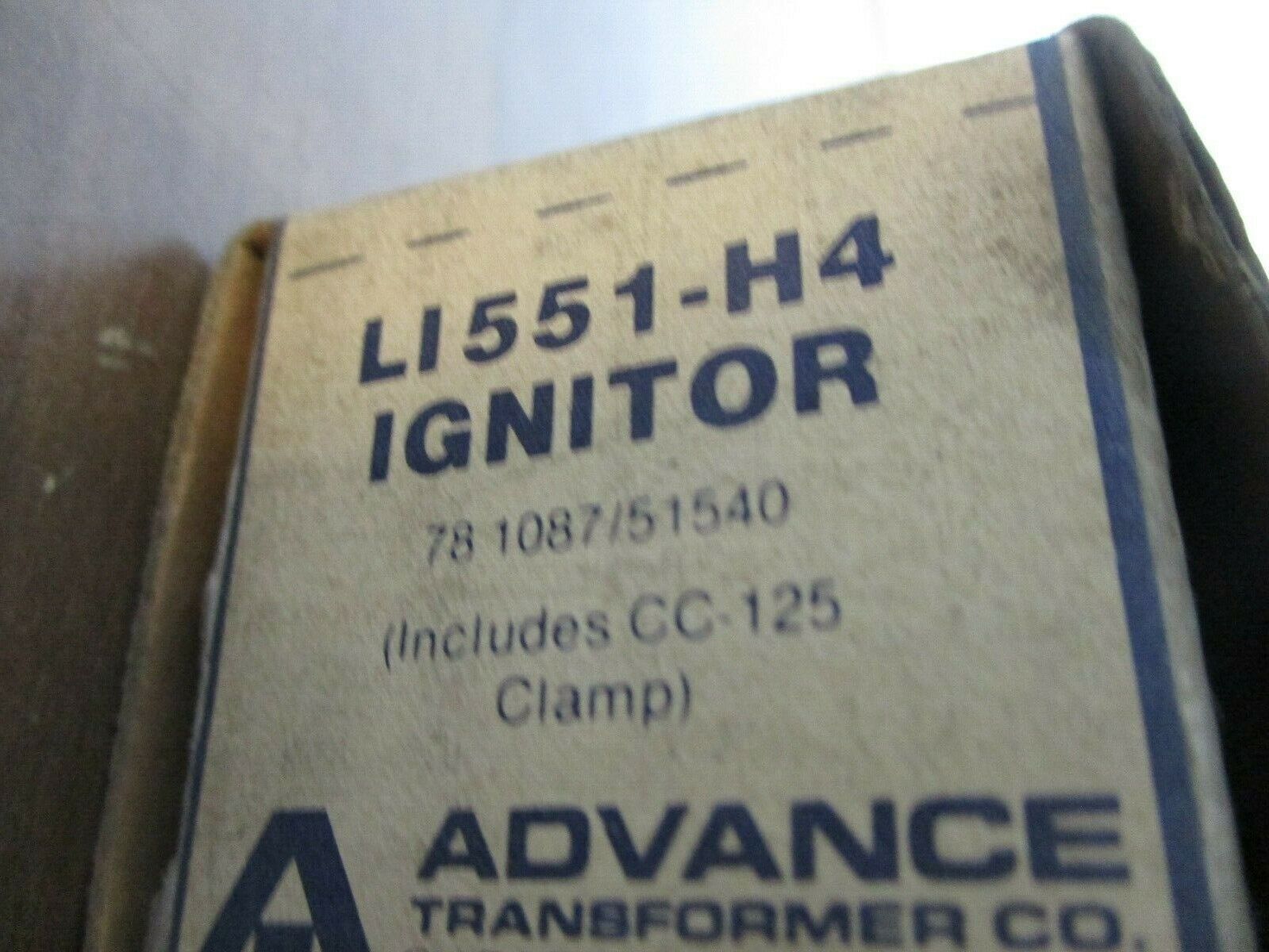 Advance Ignitor LI551-H4 New Surplus