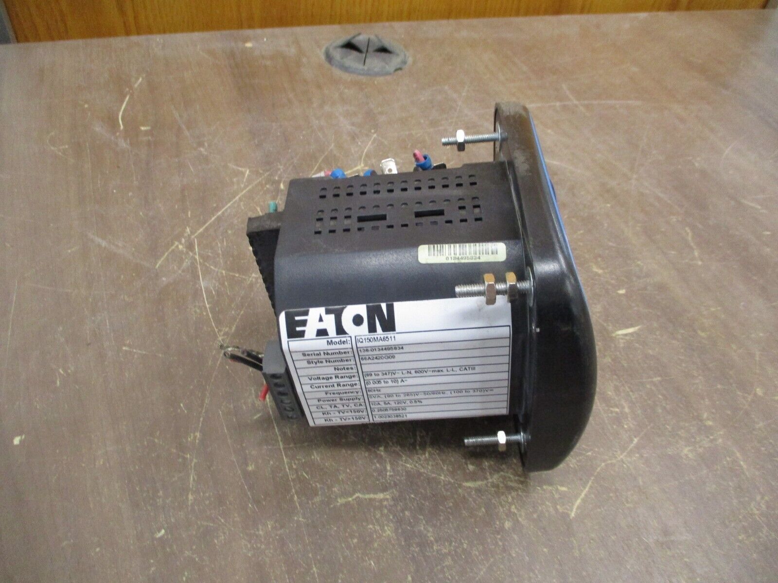 Eaton IQ 100 Power Meter IQ150MA6511 90-265VAC 100-370VDC Used