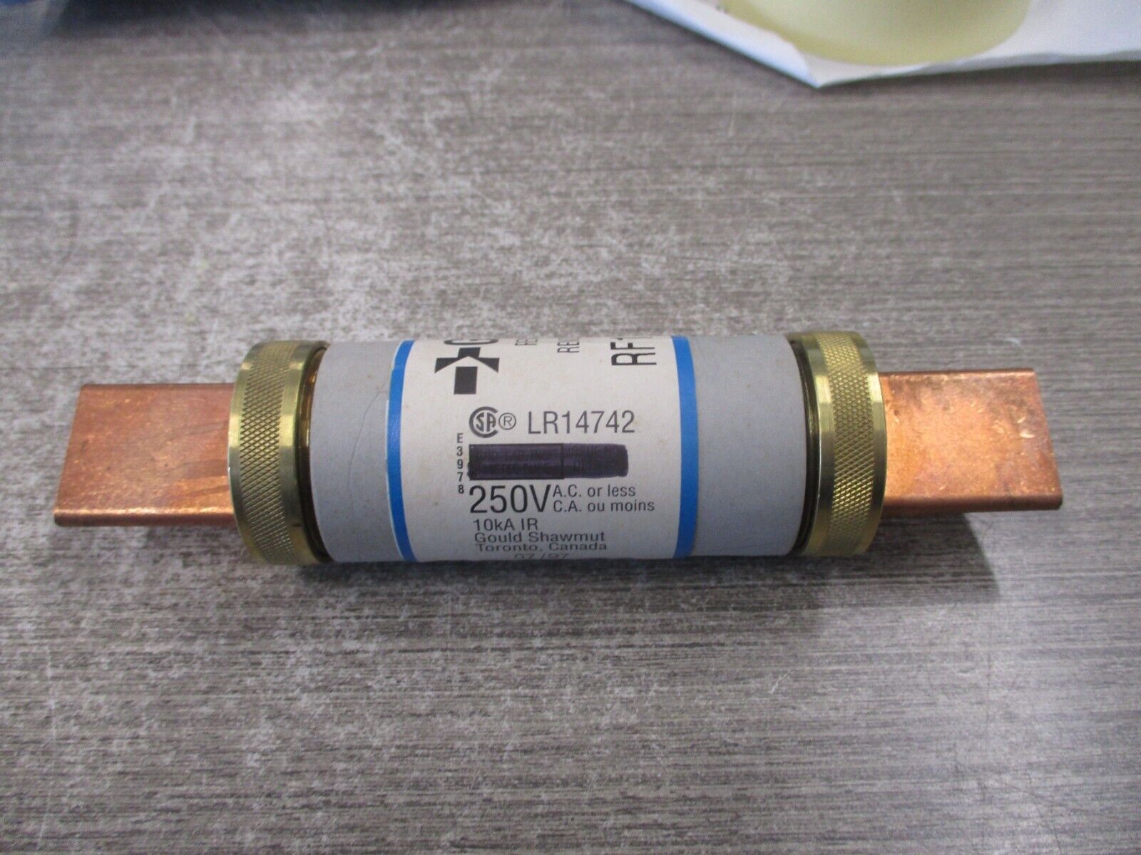 Gould Fuse RF125 125A 250V Used