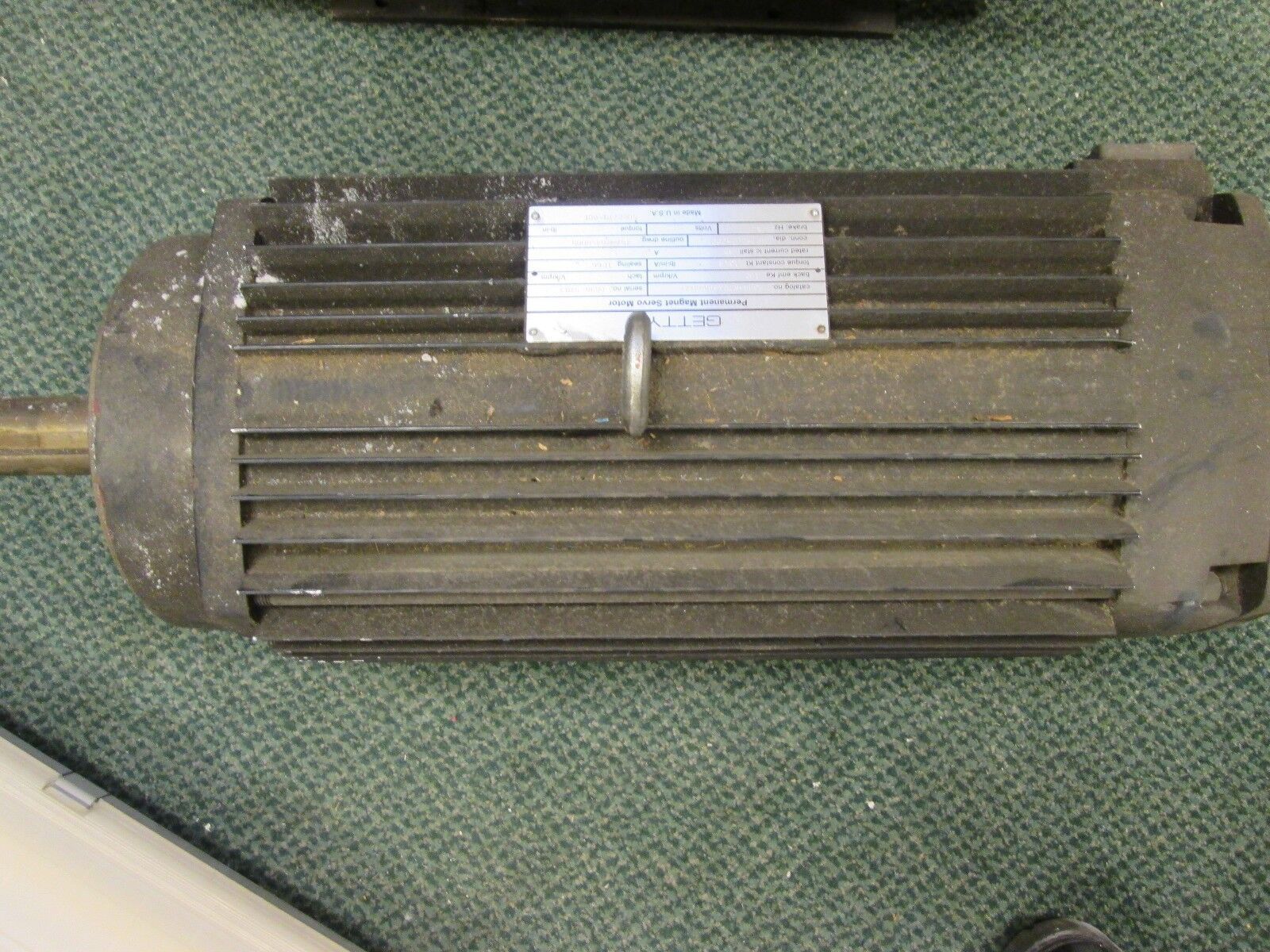 Getty's Permanent Magnet Servo Motor M3344-K70A-8004-AC Torque 134 Back EMF 102