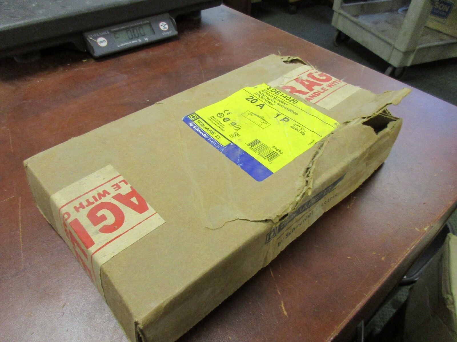 Square D Circuit Breaker EDB14020 20A 277V 1P New Surplus