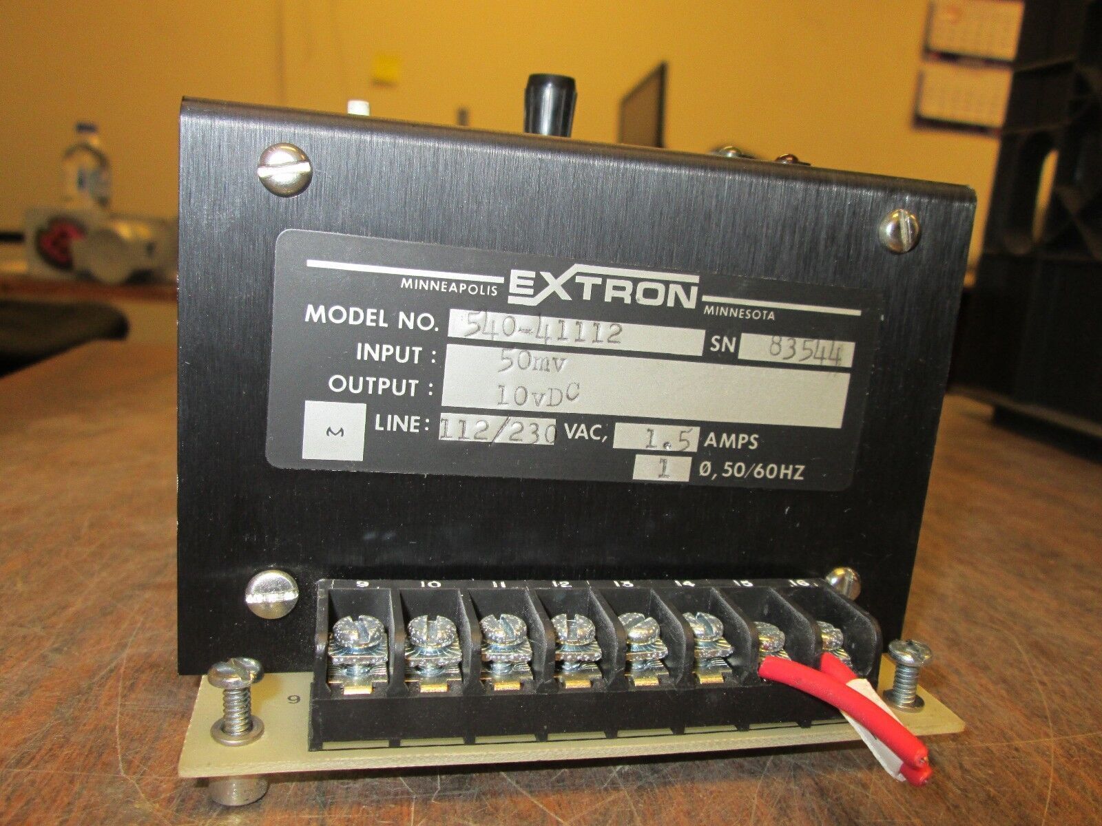 Extron Model 540 Current / Voltage Sensitive Relay 540-41112 Used
