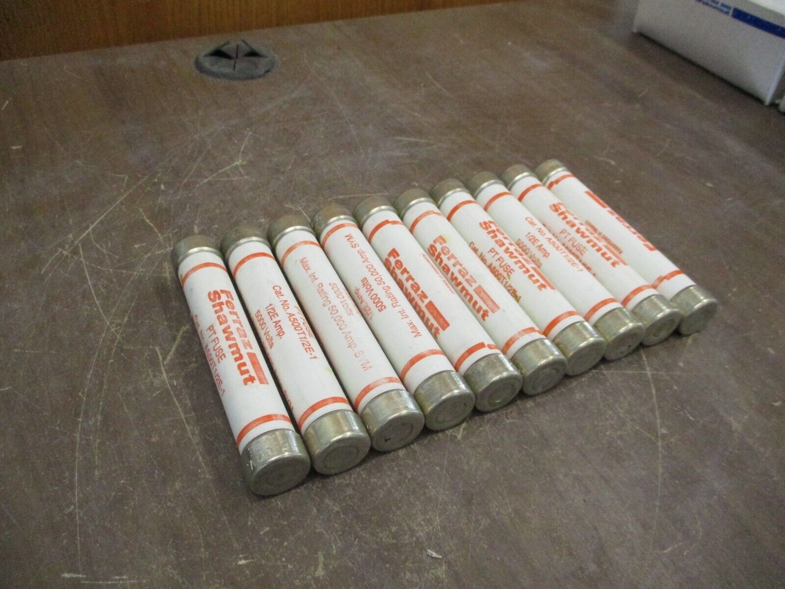 Ferraz Shawmut PT Fuse A500T1/2E-1 1/2E 5000V *Box of 10* New Surplus