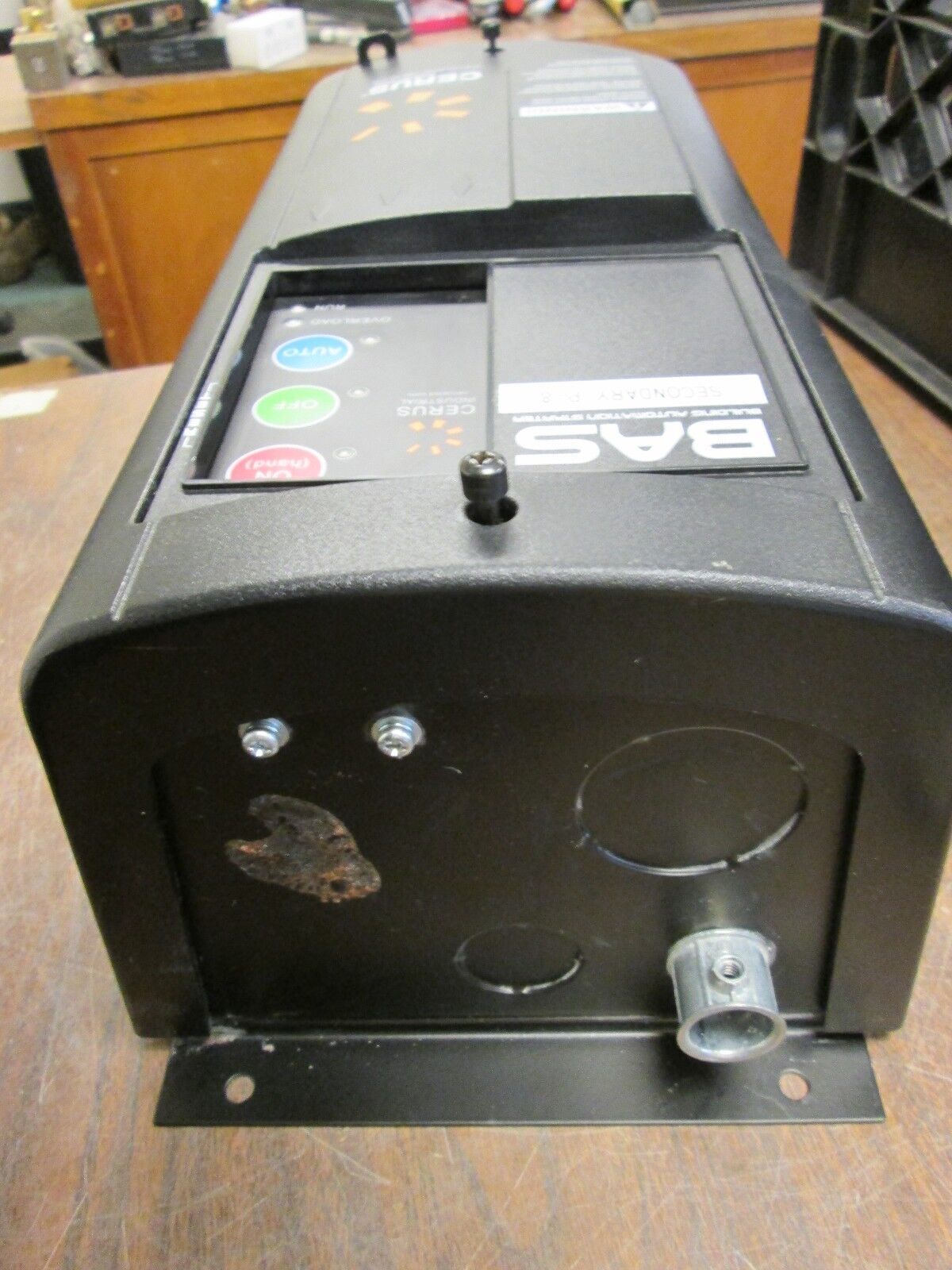 Cerus Motor Starter BAS1-22/J-22P 10HP/3HP 460/208VAC 3Ph nema 1 enclosure Used