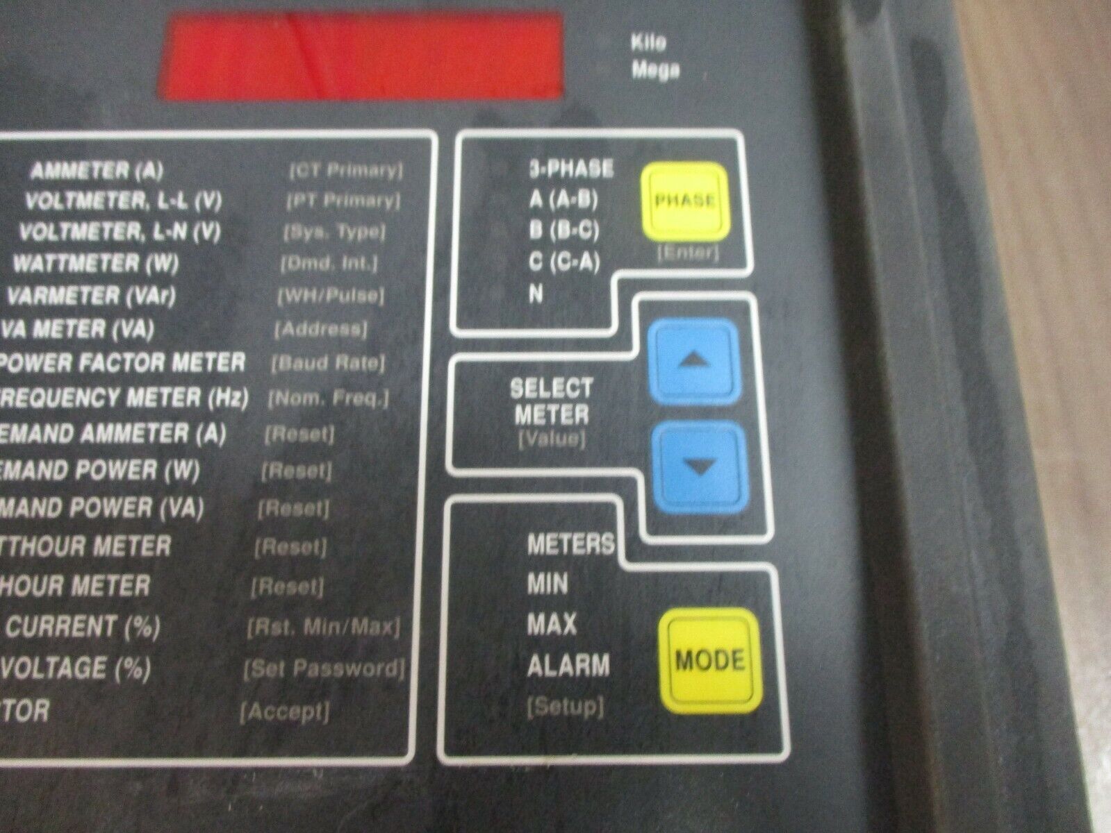 Square D PowerLogic Circuit Monitor 3020 CM-2250 w/ 3020 IOM-11 Module Used