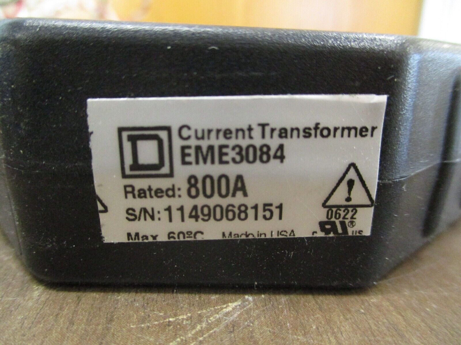 Square D Current Transformer EME3084 800A *Set of 3* Used