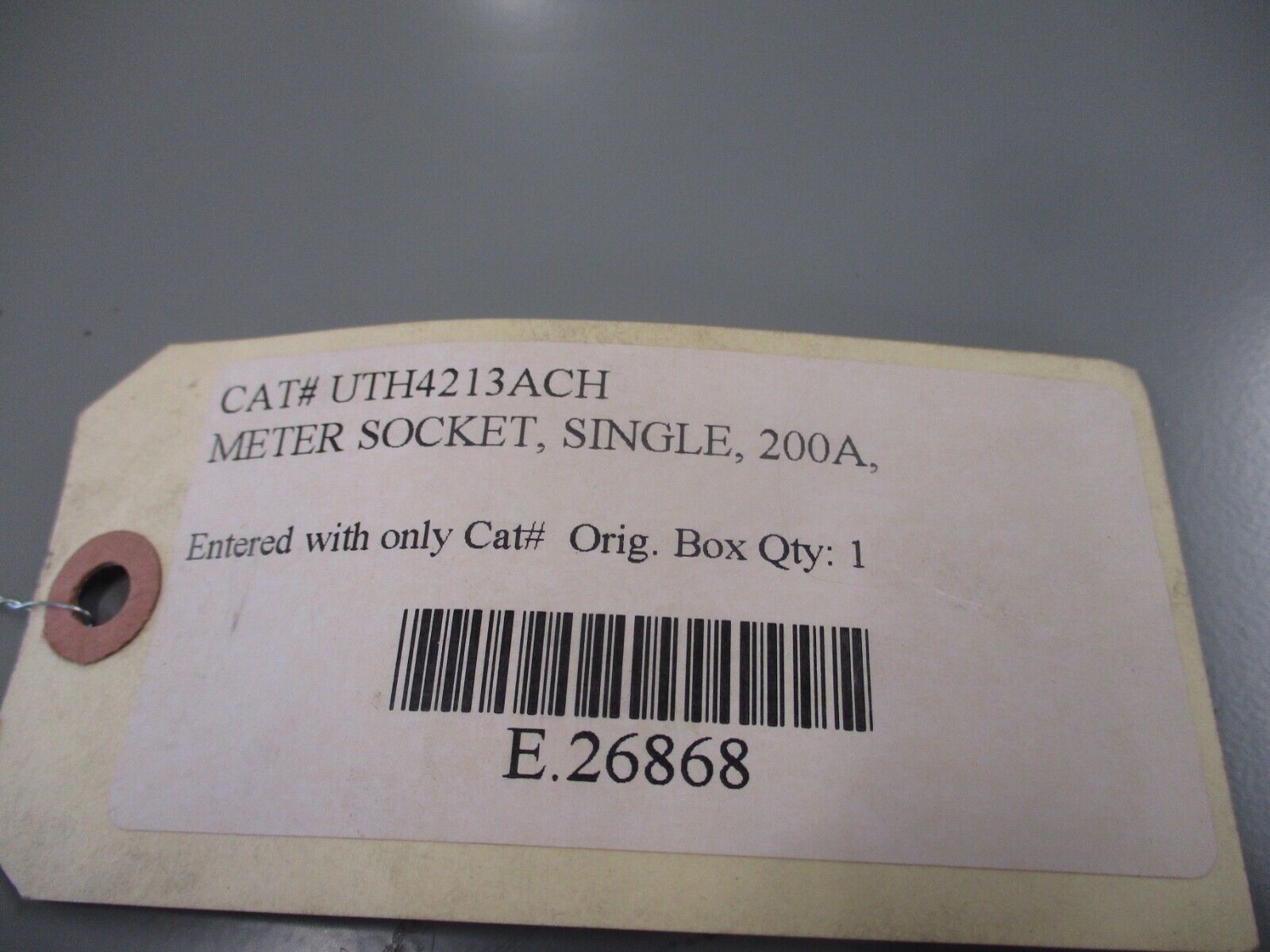 Eaton Meter Socket UTH4213ACH 200A *No Box* New Surplus